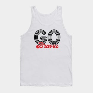 Go Braves - Football Tank Top